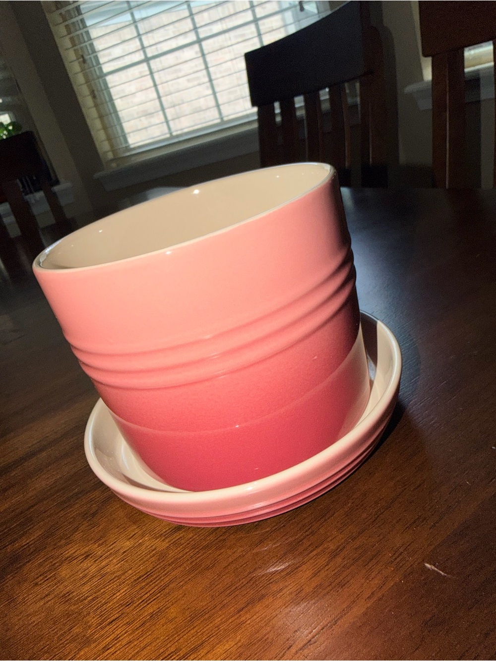 Le creuset herb planter rose quartz
